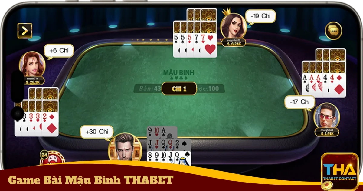 Tham gia bàn chơi Mậu Binh